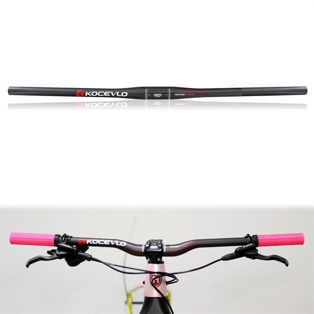 Kocevlo Mountain Bike Handlebars Carbon Riser Bars 31.8mm 2