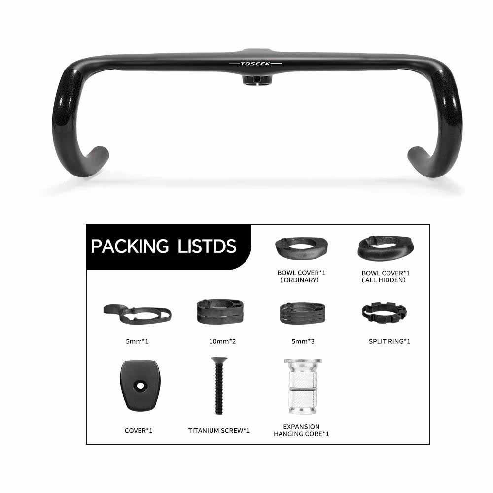28.6mm Integrated Cable Routing Road Bike Handlebar 5