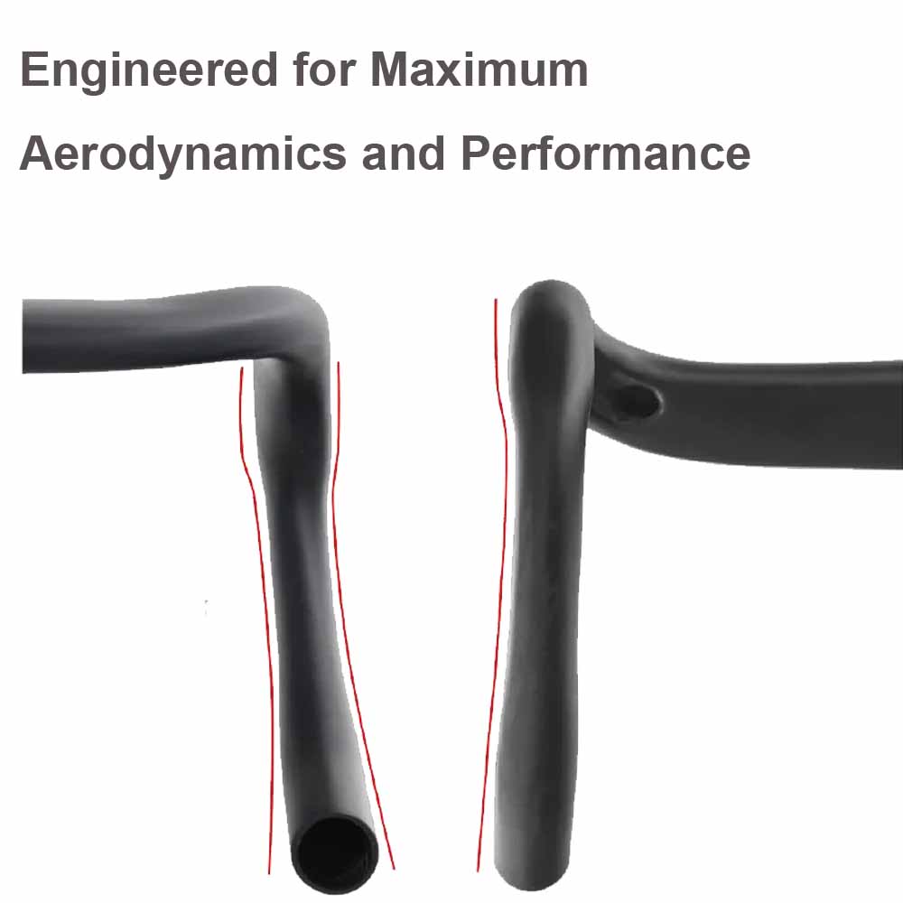 Elegant and Ergonomic Design of the 28.6mm Aero Road Bicycle Handlebar Elegant and Ergonomic Design of the 28.6mm Aero Road Bicycle Handlebar