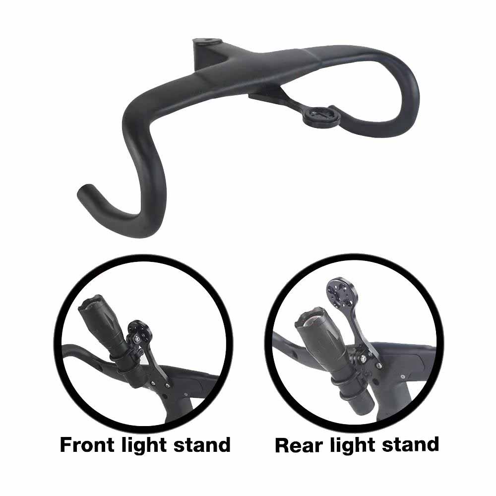 image with suitable mount for the 28.6mm Aero Road Bicycle Handlebar image with suitable mount for the 28.6mm Aero Road Bicycle Handlebar