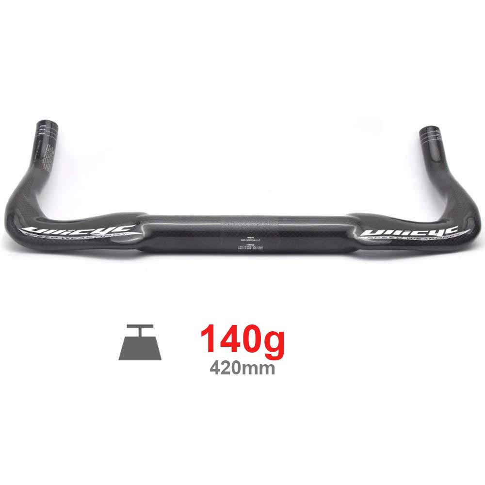 Super Lightweight Carbon Road Bicycle Handlebar 31.8mm Clamp Carbon Road Bicycle Handlebar