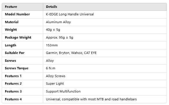 Technical Details of Bike Computer Mount - Compatible with Most Cycling Devices Technical Details of Bike Computer Mount - Compatible with Most Cycling Devices