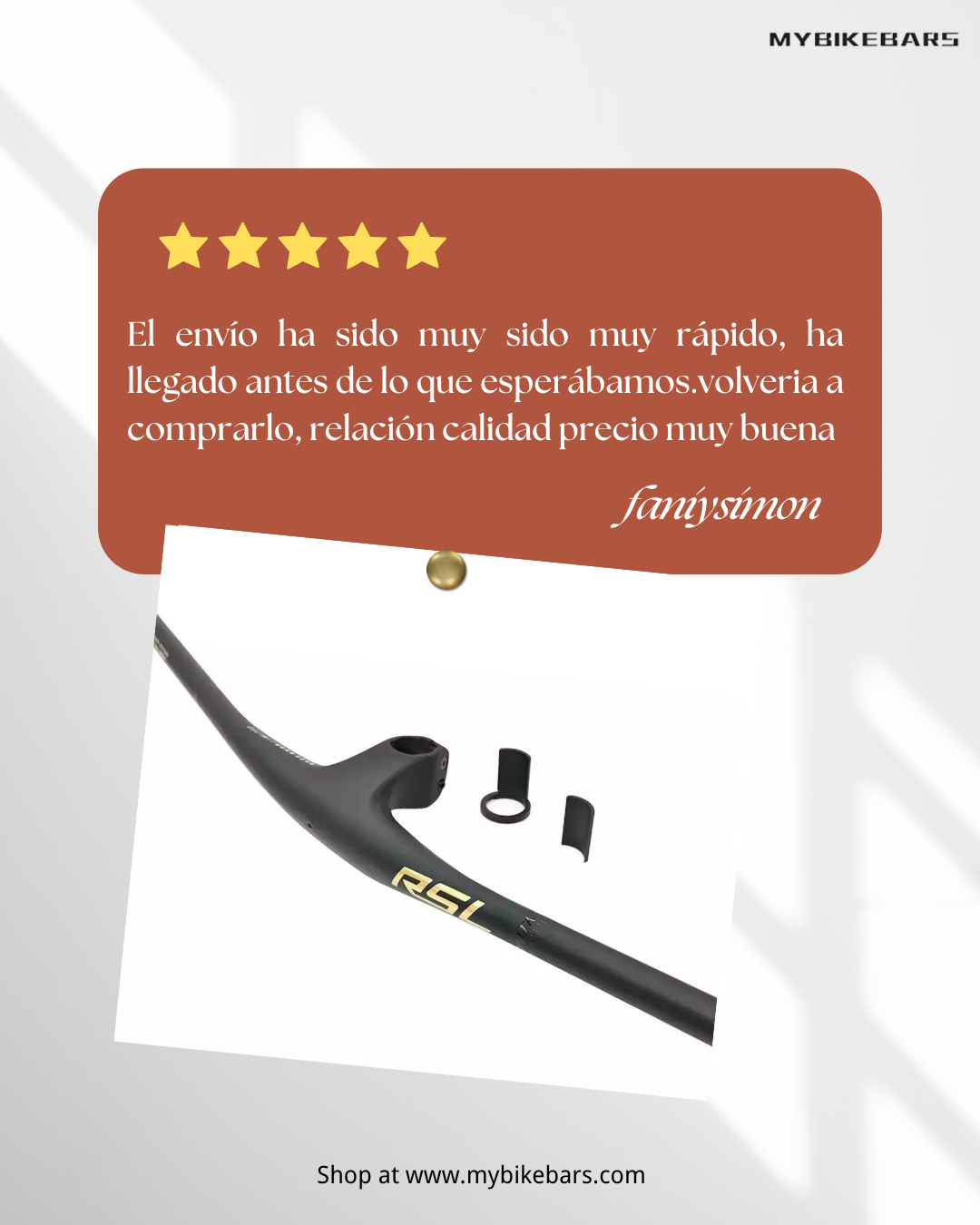 28.6mm -13° RSL Bontrager Mountain Bike Flat Handlebar 4