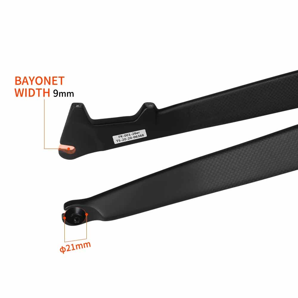 Bicycle Suspension Fork 26/27.5/29" Lightweight Carbon Bike Fork 8