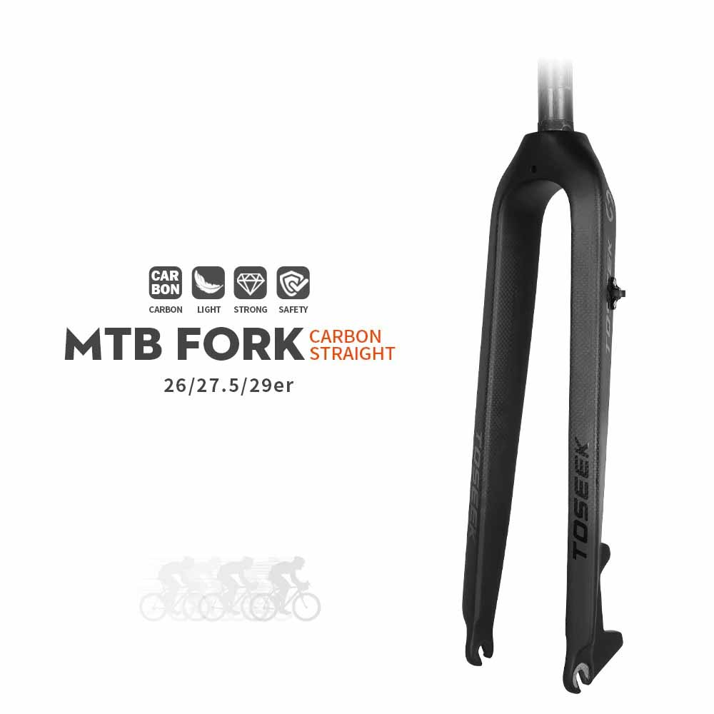 Bicycle Suspension Fork 26/27.5/29" Lightweight Carbon Bike Fork 5