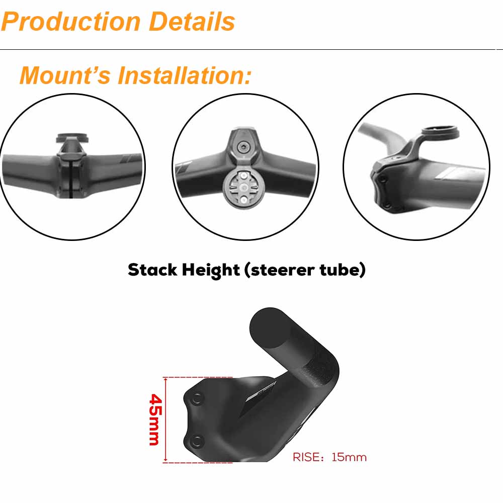 28.6mm 5° Carbon MTB 15mm Riser Handlebars 780mm- Hixon IC 4