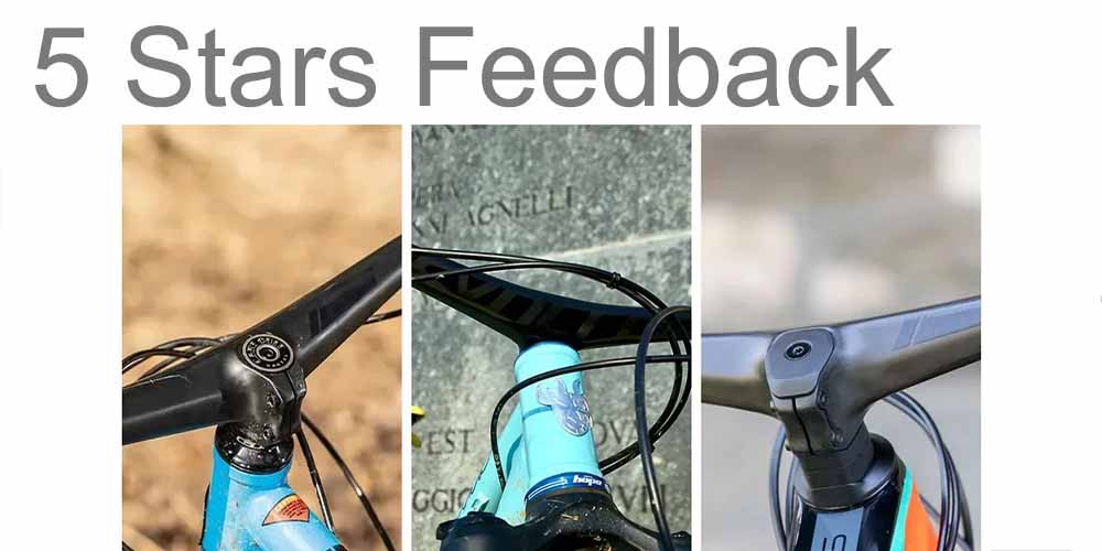 28.6mm 5° Carbon MTB 15mm Riser Handlebars 780mm- Hixon IC 8