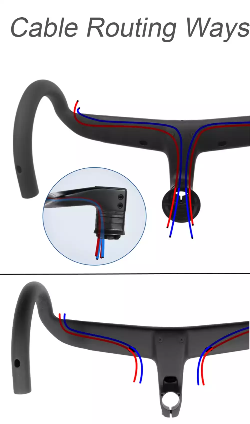 28.6mm High-Durability Drop Bars for Road Cycling T3 7