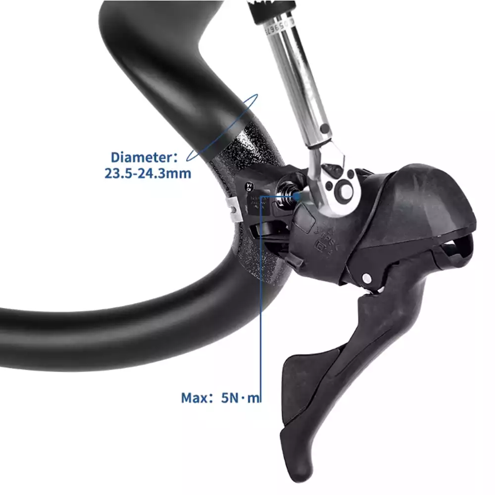 28.6mm High-Durability Drop Bars for Road Cycling T3 5