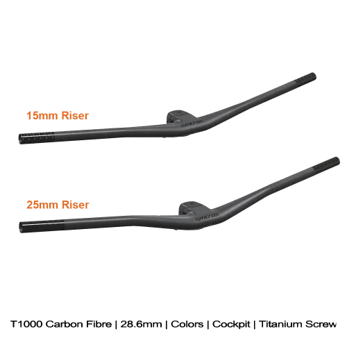 28.6mm 4°/ 5° MTB Riser Handlebars 15mm/25mm Riser for Syncros Hixon IC SL