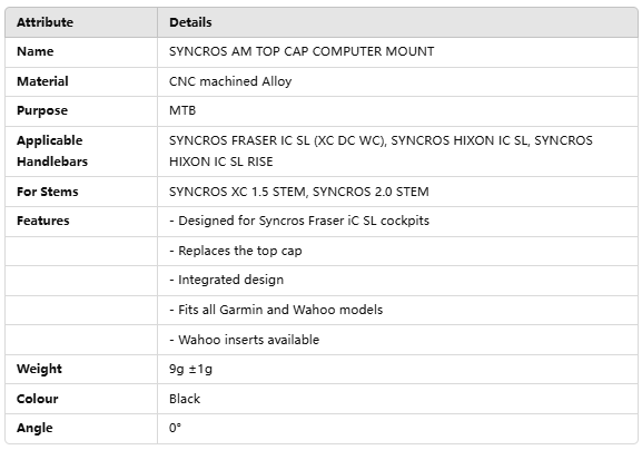 Duralable Bike Computer Mount for Syncros Fraser IC SL Bike bars 6