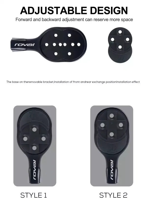 SL7 Bike Stem Computer Mount for Garmin Bryton Cateye Roval 4