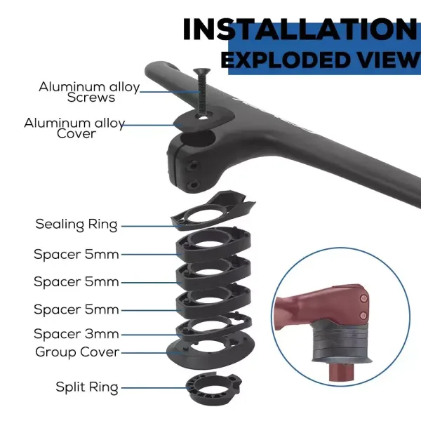 Adjustable Height with Spacers - set up Adjustable Height with Spacers - set up
