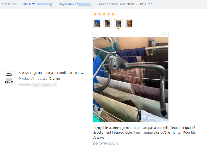 Customer Feedback - SL8 Carbon Fiber Road Bike Handlebar Experience Customer Feedback - SL8 Carbon Fiber Road Bike Handlebar Experience
