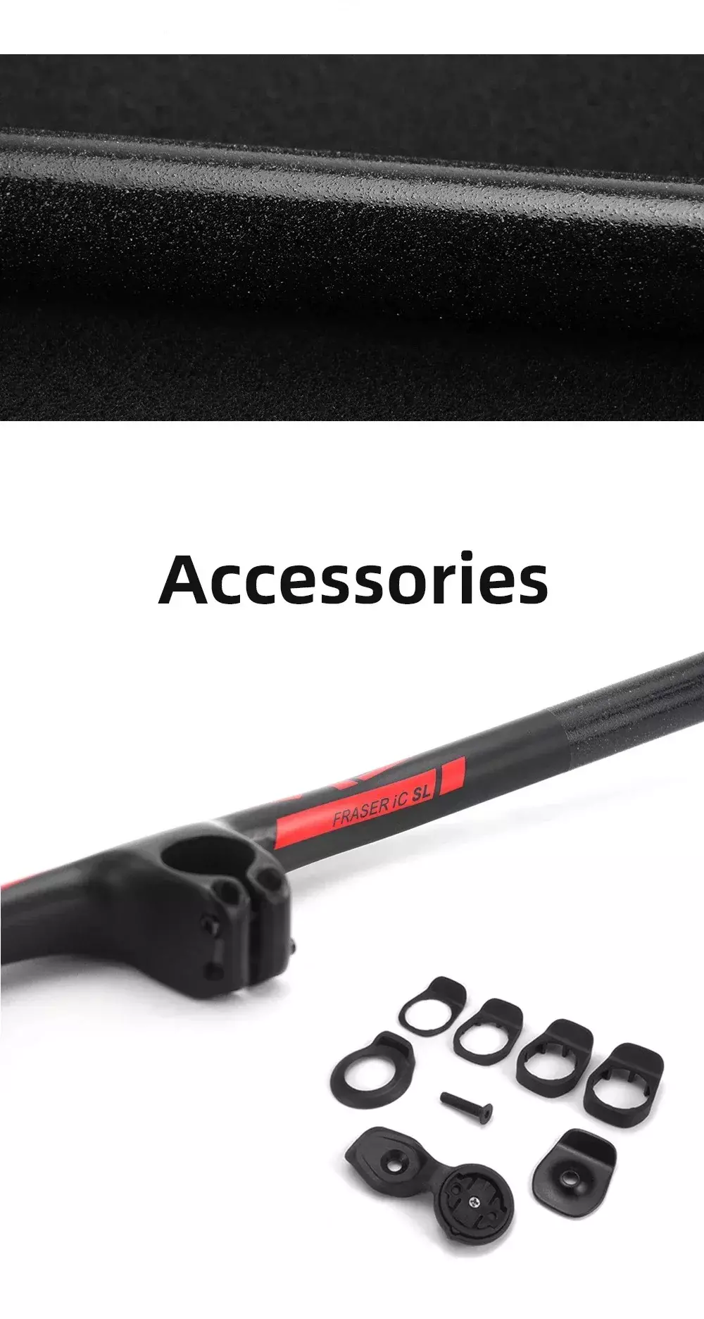 28.6mm Fraser IC SL 8° MTB Cycling Handlebars 740mm 8