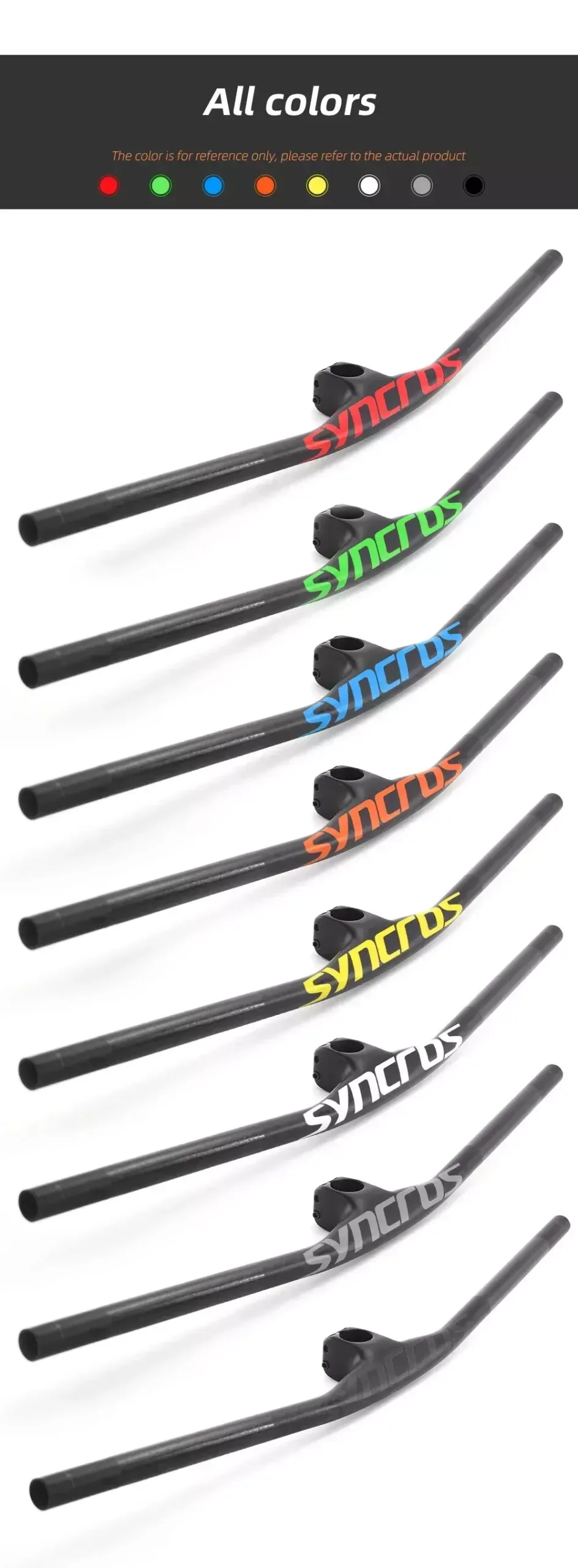 28.6mm Fraser IC SL 8° MTB Cycling Handlebars 740mm 9