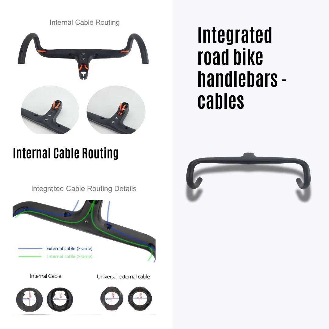 28.6mm T1000 Carbon Drop Bar | Internal Cable Routing 28.6mm T1000 Carbon Drop Bar | Internal Cable Routing
