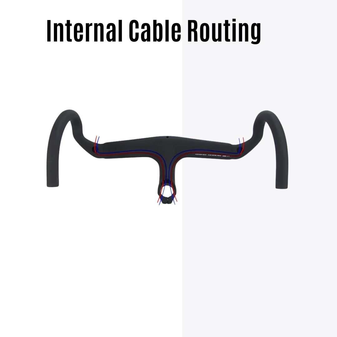 Road Bike Handlebar for Madone SLR Gen7 re-drilled ports simplify ​internal cable routing​ for clean setups
