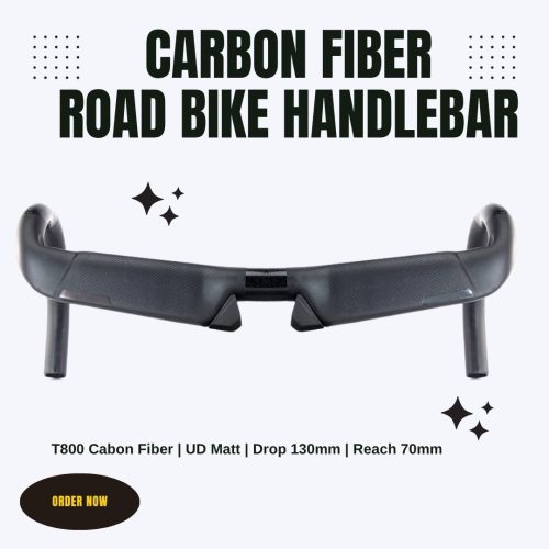 31.8mm Carbon Bicycle Handlebar Drop 130mm Reach 70mm