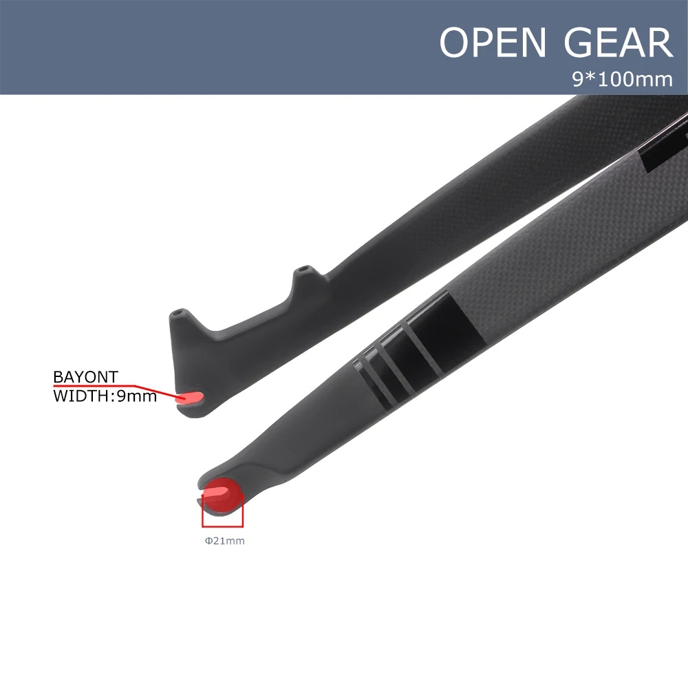 MTB Fork Full Carbon Fiber Fork 9*100mm,26/27.5/29Inch | DEDA 7