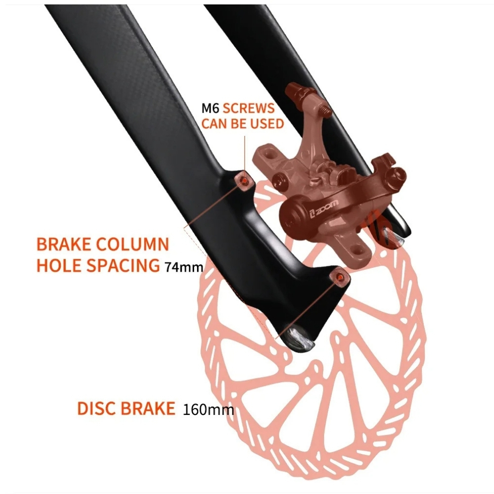 MTB Fork Full Carbon Fiber Fork 9*100mm,26/27.5/29Inch | DEDA 8