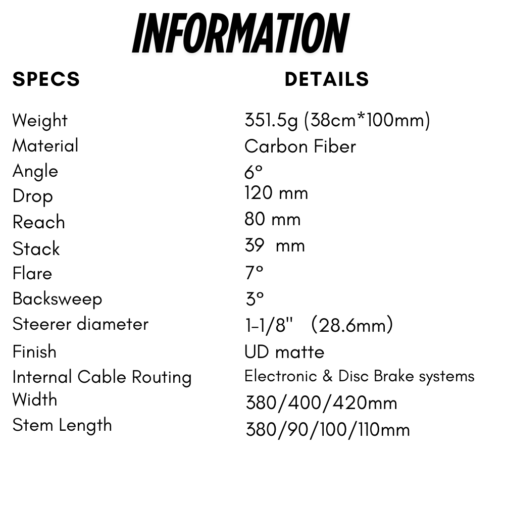 6° 28.6mm Integrated Aero Barstem 7