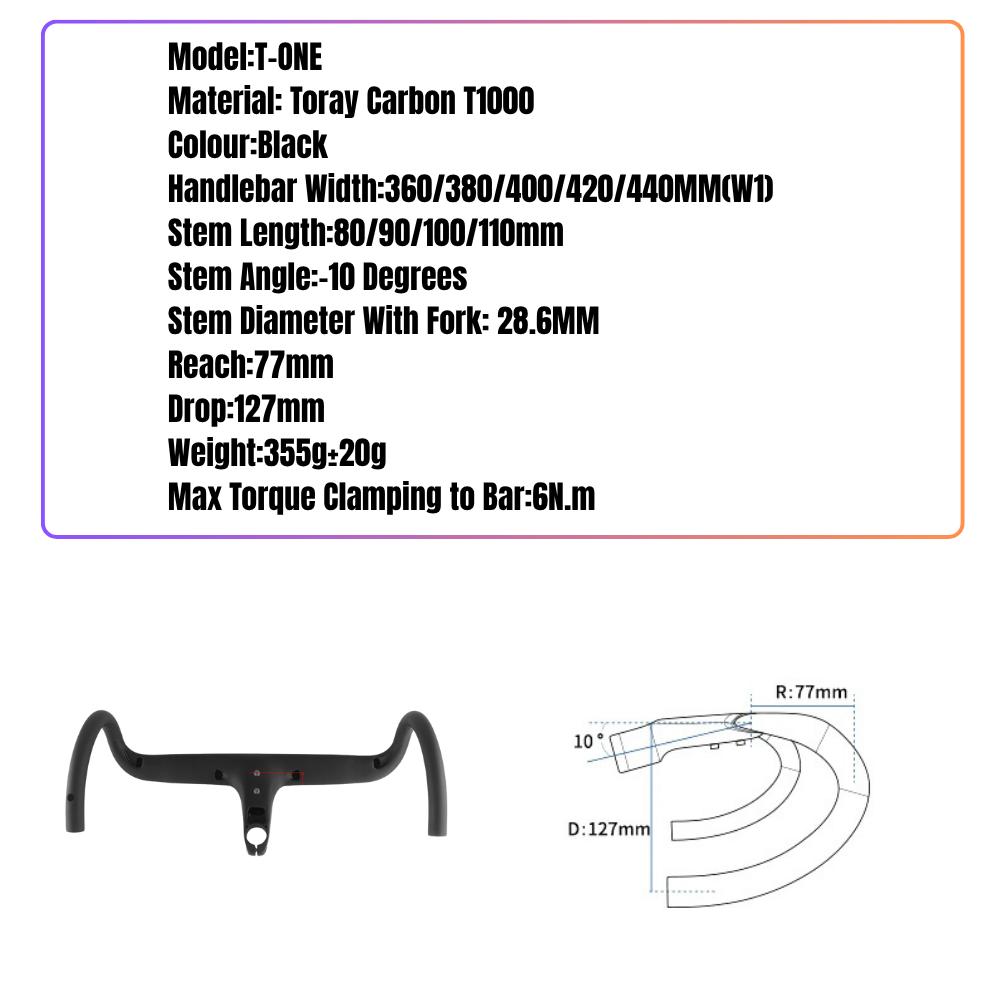 DEDA Handlebar 28.6 Road Bike Carbon Bar 4