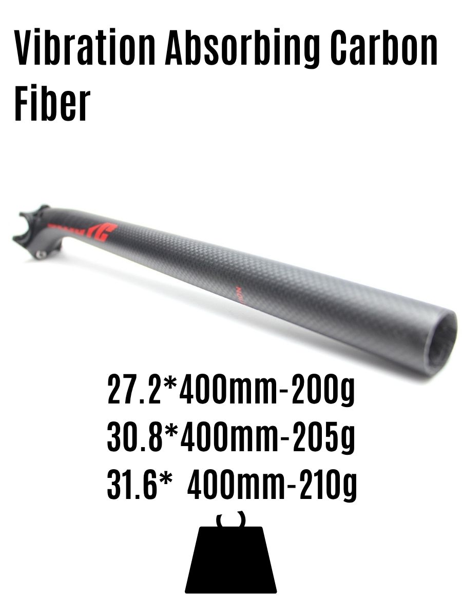 350/400mm Carbon Seatpost 27.2/30.8/31.6mm 3