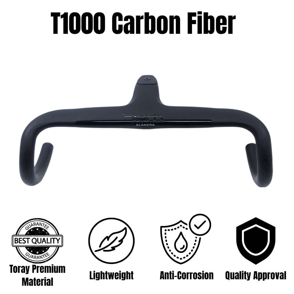 DEDA Handlebar 28.6 Road Bike Carbon Bar 2