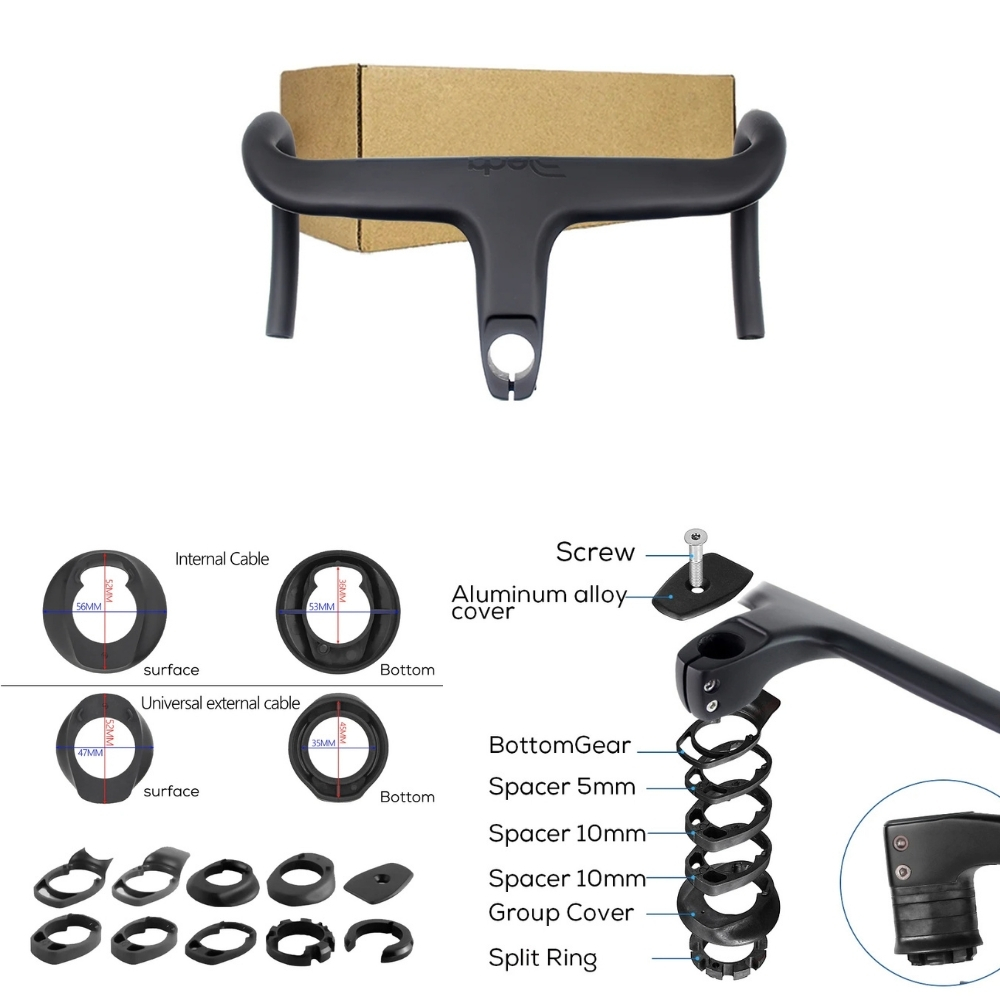 DEDA Handlebar 28.6 Road Bike Carbon Bar 6