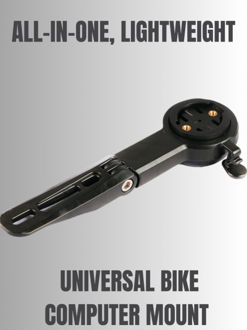 Multifunctional Bike Computer Mount for Road and Mountain Bikes