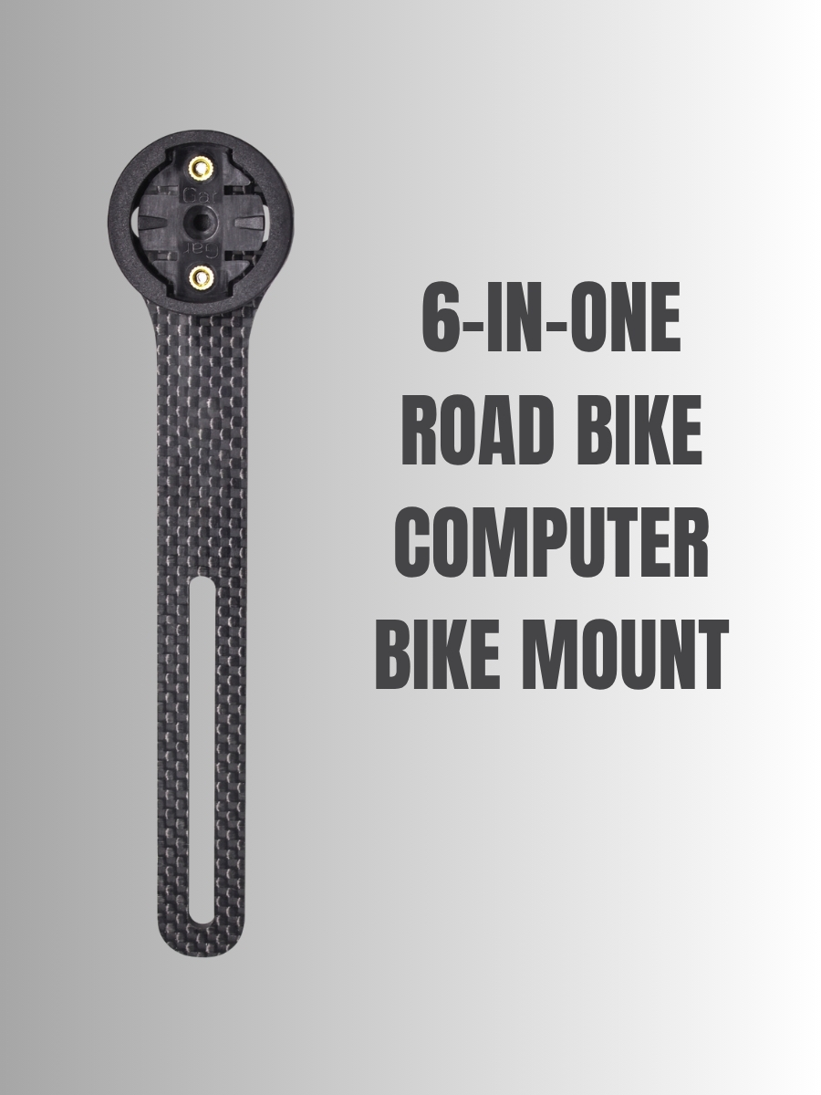 Carbon Fiber Integrated Aero Handlebar Mount for Road Bikes, Compatible with Bryton and Wahoo Bike Computers 11 Carbon Fiber Integrated Aero Handlebar Mount for Road Bikes, Compatible with Bryton and Wahoo Bike Computers