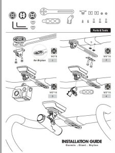 Carbon Fiber Integrated Aero Handlebar Mount for Garmin, Bryton Bike Computer Mount, Bicycle Accessory 7