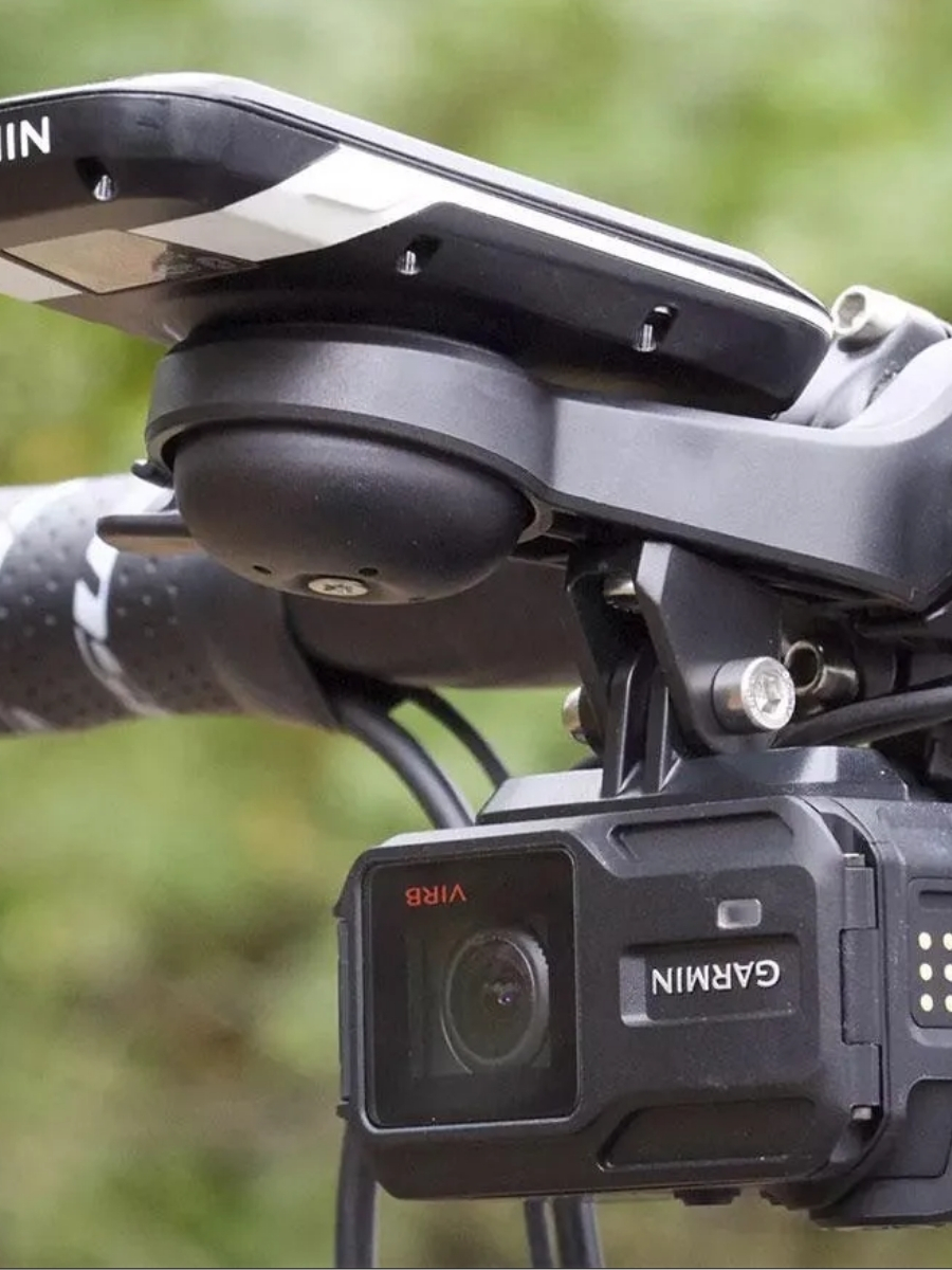 Bike Computer Mount with Bell & Action Cam Adapter – Lightweight & Durable 4