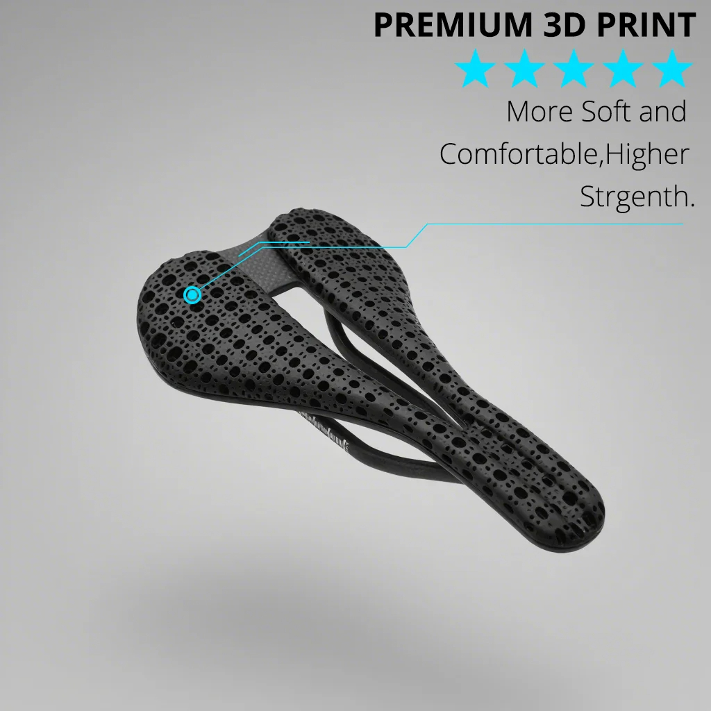 ULLICYC 3D Printed Carbon Bike Saddle – Ultra-Light, High Performance 3