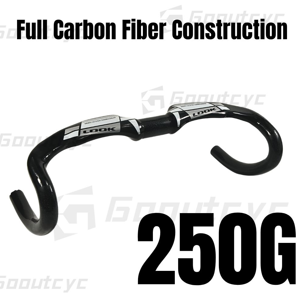 Lightweight Carbon Fiber Road Bike Handlebar | 31.8mm Clamp 6