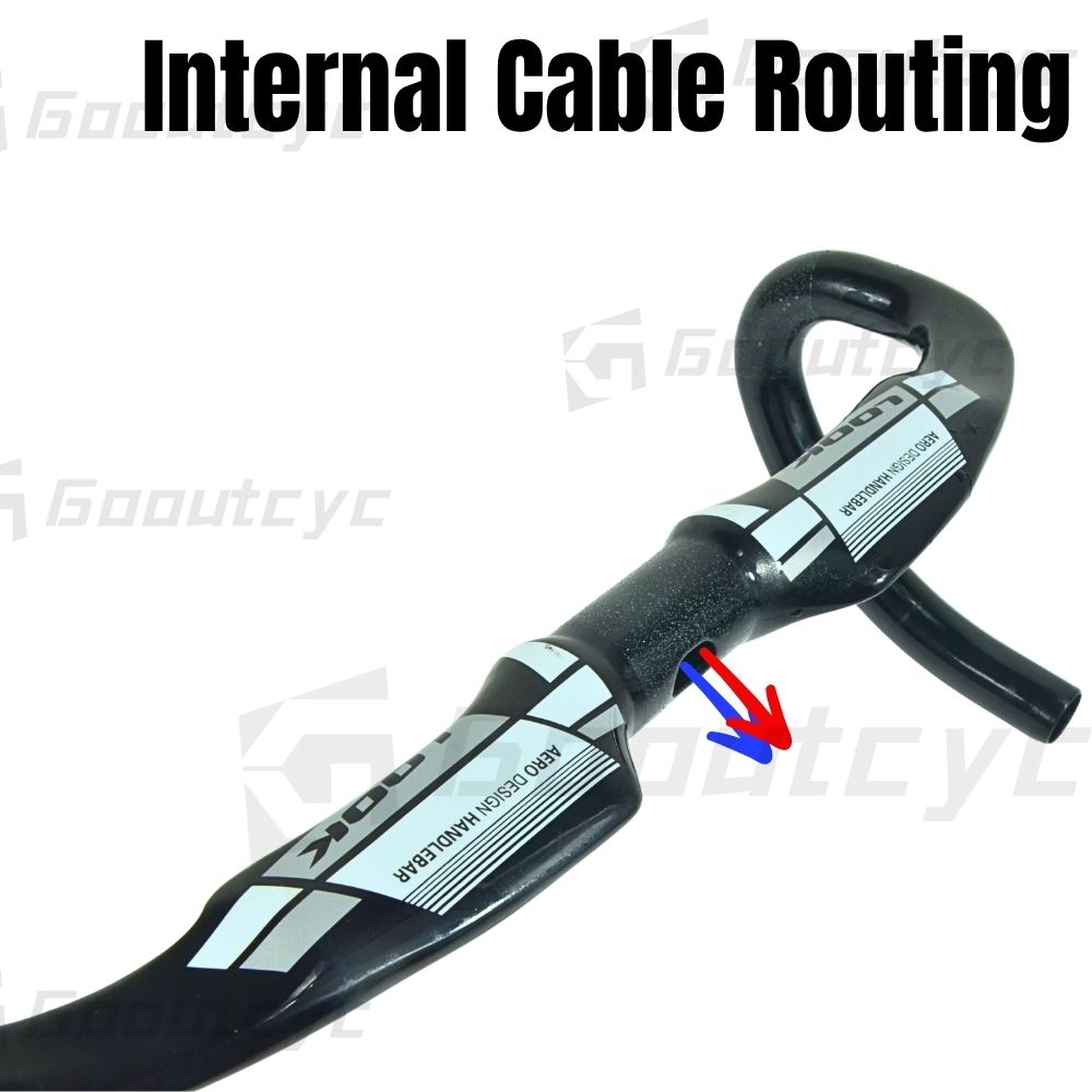 Lightweight Carbon Fiber Road Bike Handlebar | 31.8mm Clamp 9
