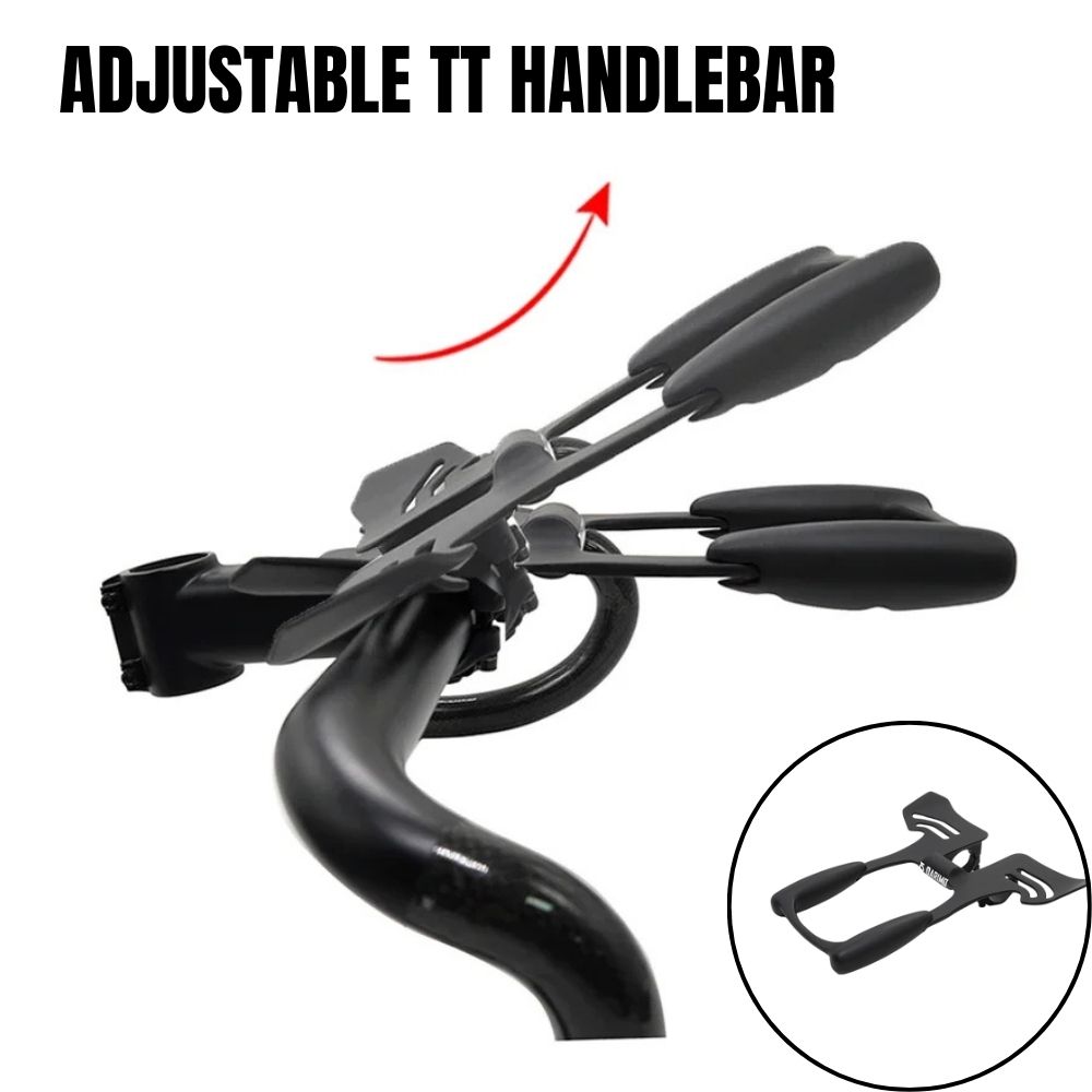 Adjustale T700 Carbon Fiber TT Handlebar Triathlon Clip-on Rest Bar 1 Adjustale T700 Carbon Fiber TT Handlebar Triathlon Clip-on Rest Bar