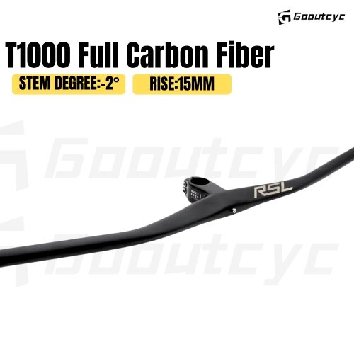 28.6mm 15mm Rise Carbon Fiber T1000 MTB Handlebar