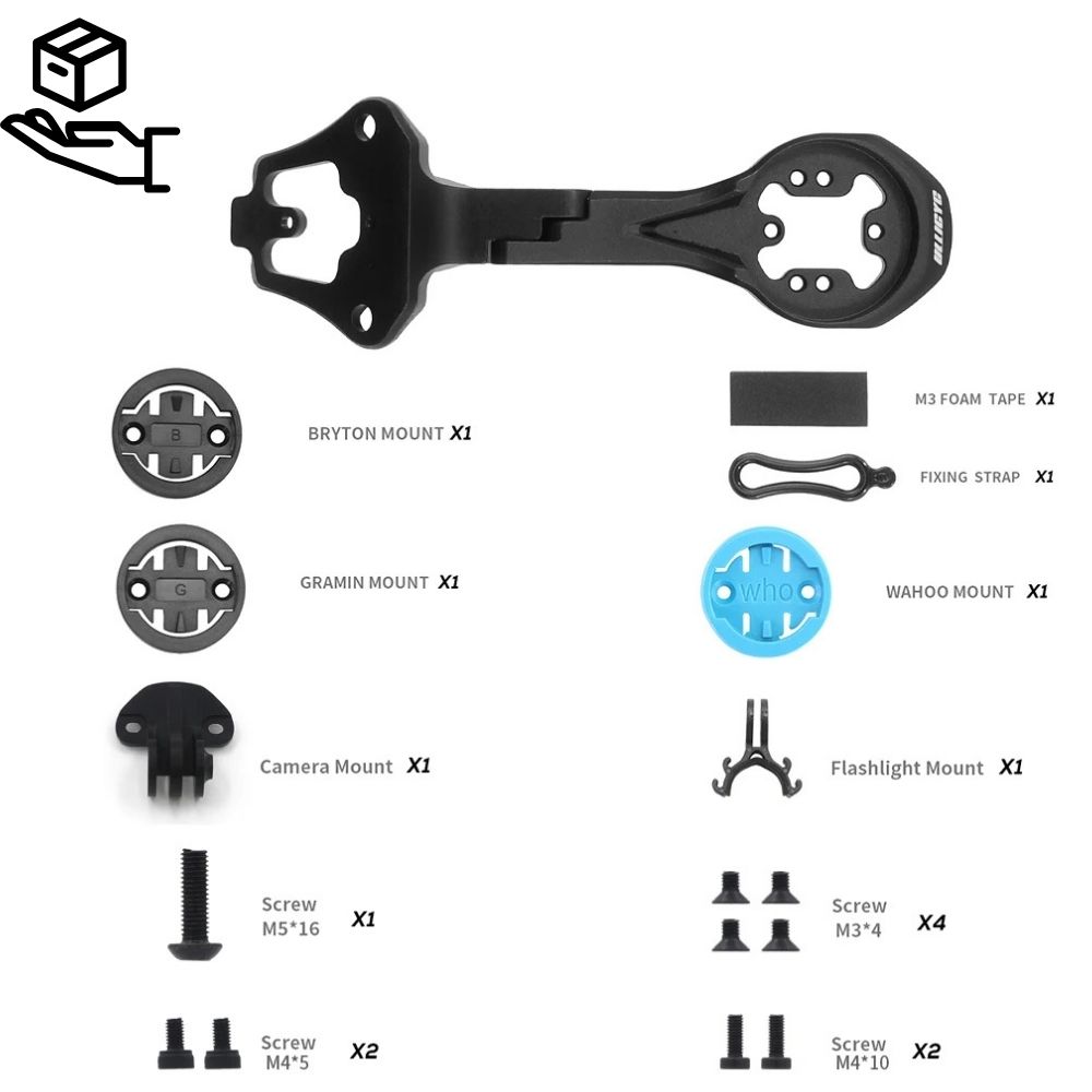 ENVE SES AR Bike Computer Mount Compatible Garmin Edge/Wahoo Elemnt/Bryton +/-10° 6