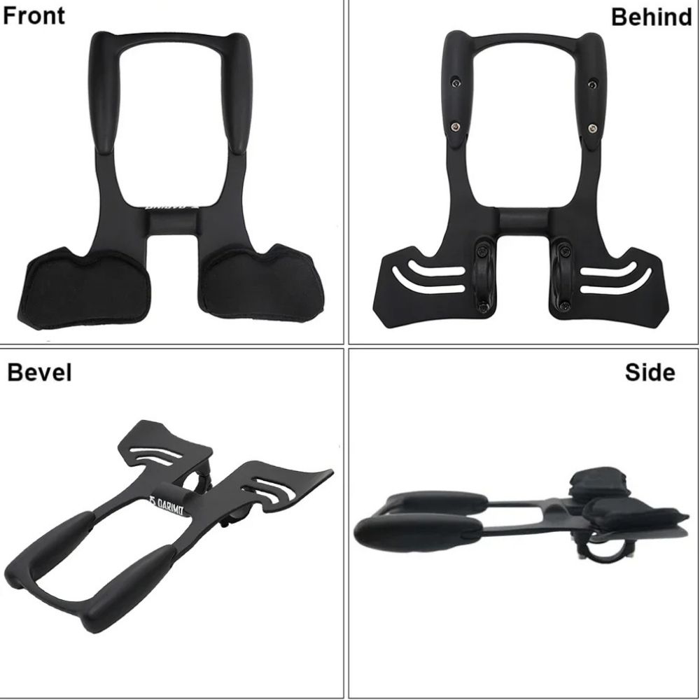 Adjustale T700 Carbon Fiber TT Handlebar Triathlon Clip-on Rest Bar 2