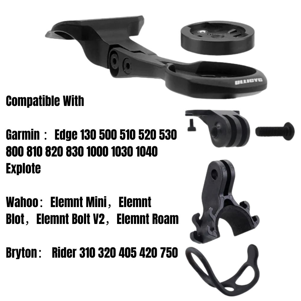 ENVE SES AR Bike Computer Mount Compatible Garmin Edge/Wahoo Elemnt/Bryton +/-10° 2