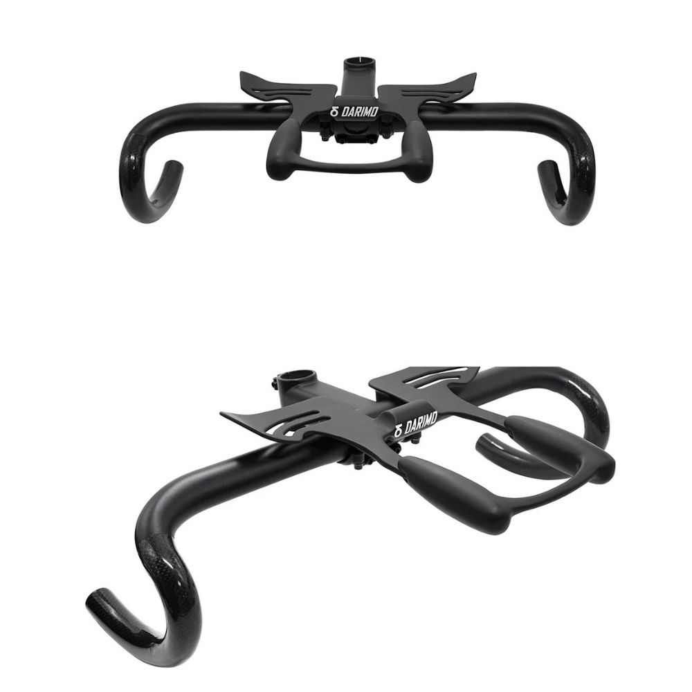 Adjustale T700 Carbon Fiber TT Handlebar Triathlon Clip-on Rest Bar 6