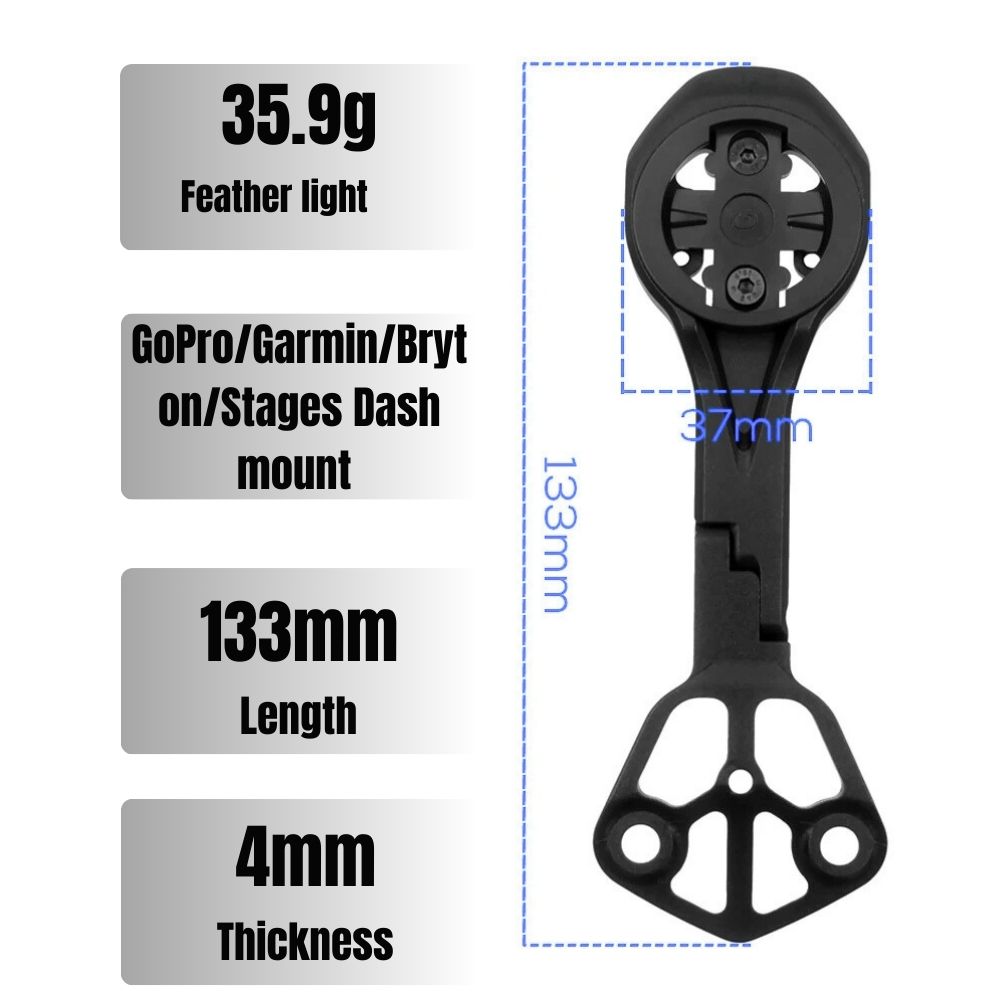 MOST Ultra Talon Integrated Handlebar Mount: ±6° Angle Adjustment 4