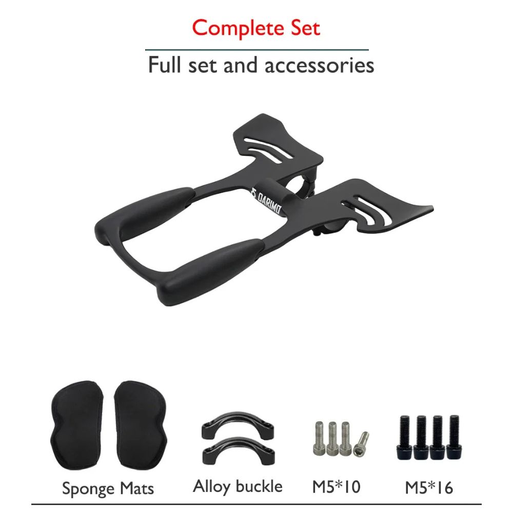 Adjustale T700 Carbon Fiber TT Handlebar Triathlon Clip-on Rest Bar 7