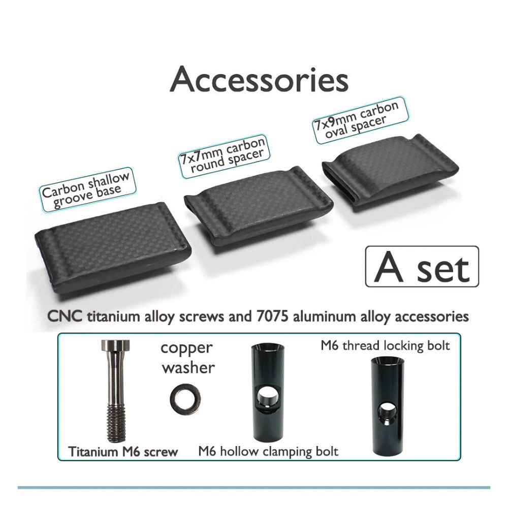 Ultralight Carbon SeatPost: 0/25mm Offset, 180-230g, 115kg Max Load - Fit 7x9 & 7x7 Rails 5