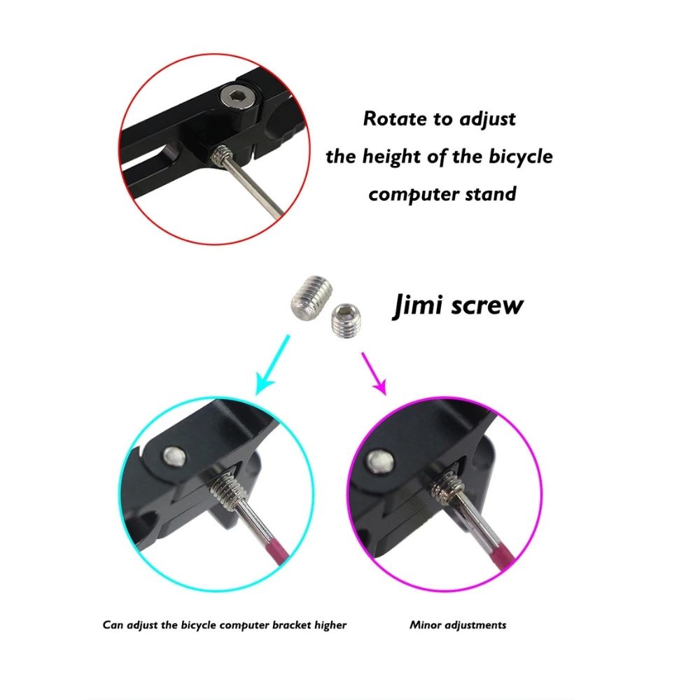 Ultralight 15.6g Darimo Alloy Bike Mount: Garmin/Wahoo/Bryton/K-Edge/GO-Pro Compatible 5