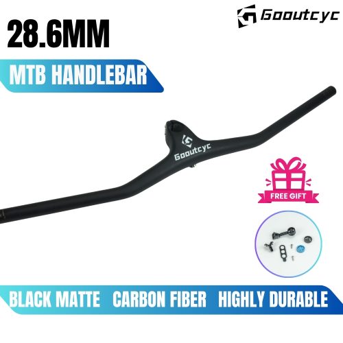 Upgrade Your Mountain Bike | GOOUTCYC Full Carbon Fiber Handlebar, Lightweight and Durable