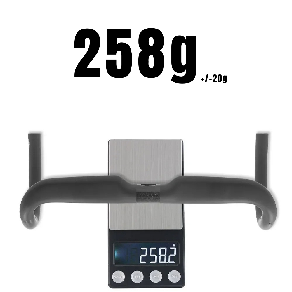 Gooutcyc Carbon Fiber Handlebar | Lightweight Toray T1000 Carbon Road Bar 6