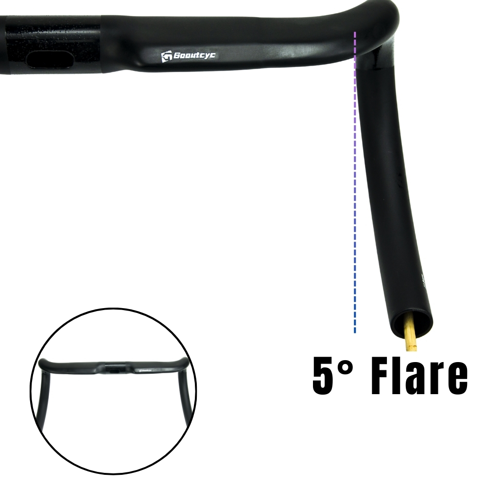 Gooutcyc Carbon Fiber Handlebar | Lightweight Toray T1000 Carbon Road Bar 8